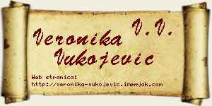 Veronika Vukojević vizit kartica